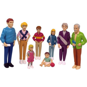 MINILAND Familj Lekfigurer 1. 8/fp