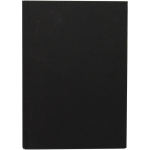 BURDE Anteckn.bok linne svart olinj, A4
