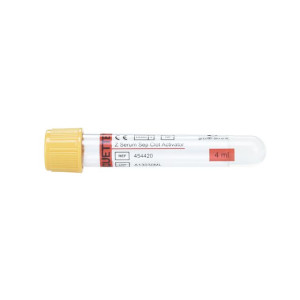 Vacuette Guldgul Serum Gel 5/3,5ml 50/fp