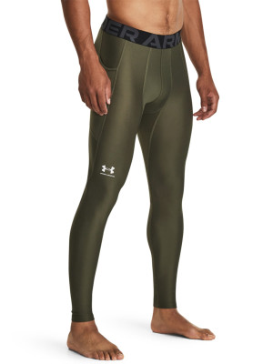 Under Armour Legginsy treningowe męskie Under Armour UA Hg Armour Leggings - khaki