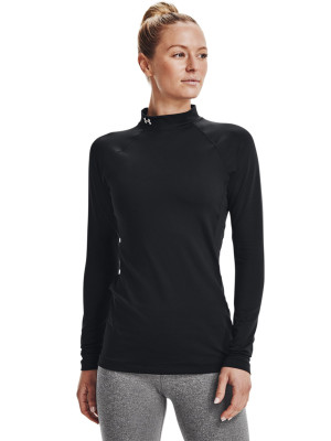 Under Armour Longsleeve treningowy damski Under Armour UA CG Authentics Mockneck - czarny