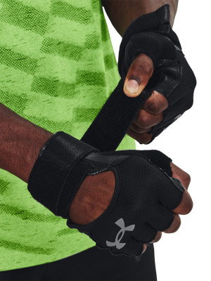 Under Armour Rękawiczki treningowe Under Armour M's Weightlifting Gloves męskie - czarne