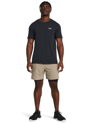 Under Armour Spodenki treningowe męskie Under Armour UA Vanish Woven 2in1 Shorts - beżowe