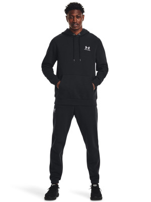Under Armour Bluza dresowa nierozpinana z kapturem męska Under Armour UA Icon Fleece Hoodie - czarna