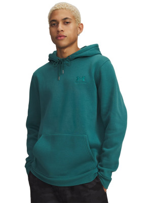 Under Armour Bluza dresowa nierozpinana z kapturem Under Armour Icon Fleece Hoodie męska - zielona