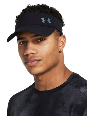 Under Armour Daszek do biegania męski Under Armour M Iso-Chill Launch Visor - czarny