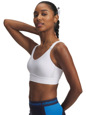 Under Armour Biustonosz treningowy damski Under Armour UA Infinity Mid 2.0 Bra - biały