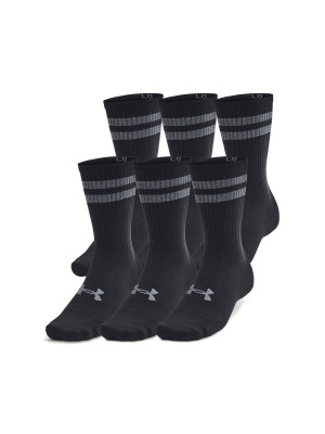 Under Armour Skarpetki treningowe (6-pack) Under Armour UA Essential 6pk Crew uniseks - czarne