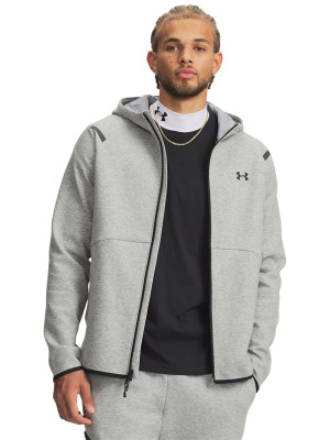 Under Armour Bluza dresowa męska Under Armour UA Unstoppable Flc Fz Hd Eu - szara