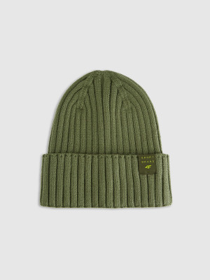 4F Czapka beanie dziecięca - khaki
