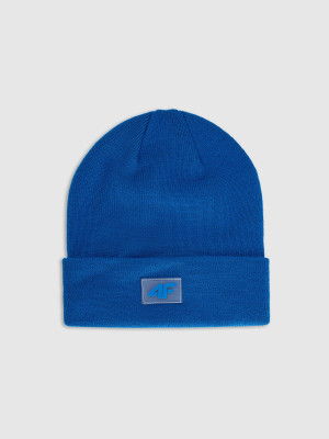4F Czapka beanie dziecięca - niebieska