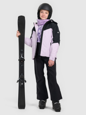 4F Spodnie narciarskie softshell membrana 5000 dziecięce - czarne