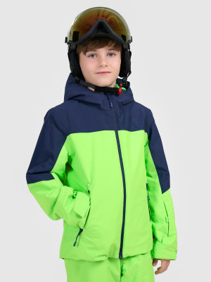 4F Kurtka narciarska membrana 5000 chłopięca - zielona