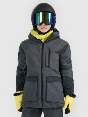 4F Kurtka snowboardowa membrana 10000 dziecięca - czarna