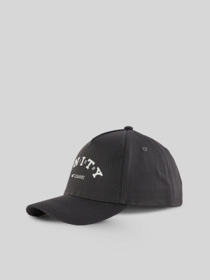 4F Czapka z daszkiem strapback chłopięca - szara