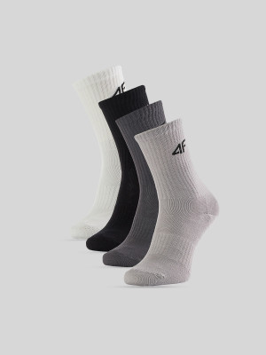 4F Skarpetki długie (4-pack) chłopięce - multikolor