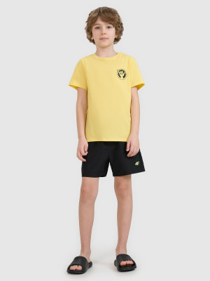 4F Spodenki plażowe boardshorty chłopięce - czarne