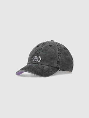 4F Czapka z daszkiem strapback dziewczęca - szara
