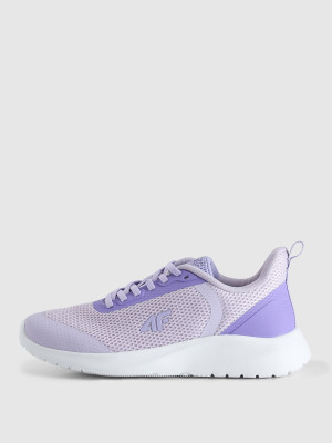 4F Buty sportowe z przewiewną cholewką dziecięce - fioletowe