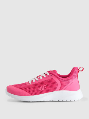 4F Buty sportowe z przewiewną cholewką dziecięce - różowe