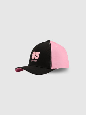 4F Czapka z daszkiem strapback dziewczęca - czarna