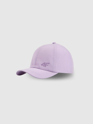 4F Czapka z daszkiem snapback dziecięca - fioletowa