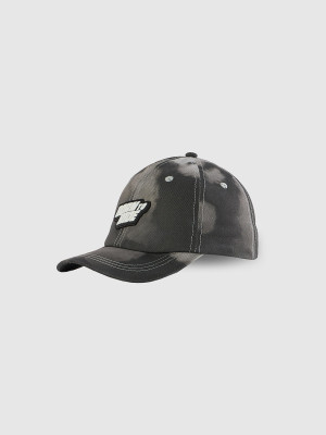 4F Czapka z daszkiem strapback dziecięca - szara
