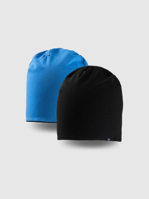 4F Czapka beanie dziecięca - niebieska