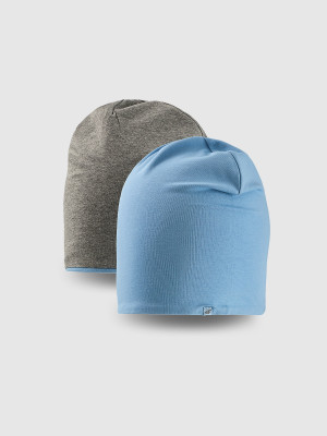 4F Czapka beanie dziecięca - niebieska