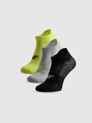 4F Skarpetki krótkie sportowe (3-pack) chłopięce - multikolor