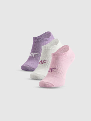4F Skarpetki krótkie (3-pack) dziewczęce - multikolor