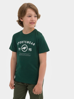 4F T-shirt z nadrukiem chłopięcy