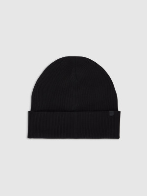 4F Czapka beanie dziecięca - czarna
