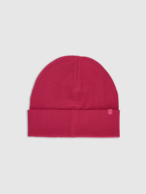 4F Czapka beanie dziecięca - różowa