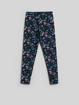 4F Legginsy dzianinowe dziewczęce - multikolor