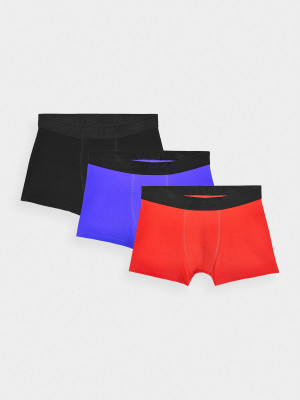 4F Bielizna bokserki (3-pack) chłopięce - multikolor