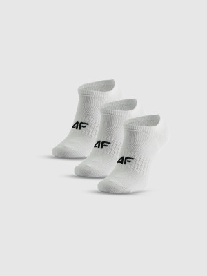4F Skarpetki krótkie (3-pack) dziewczęce - białe
