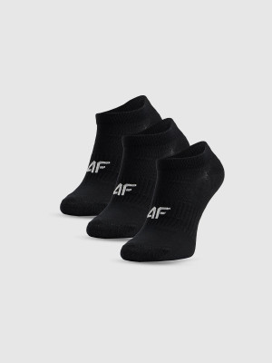 4F Skarpetki krótkie (3-pack) dziewczęce - czarne