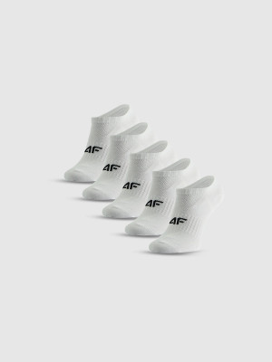4F Skarpetki krótkie (5-pack) dziewczęce - białe