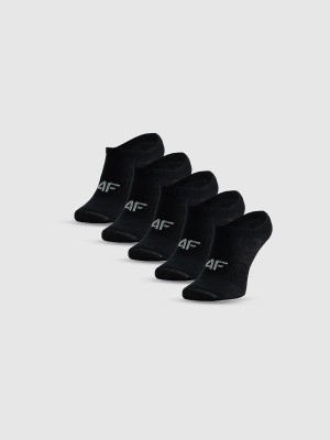 4F Skarpetki krótkie (5-pack) dziewczęce - czarne