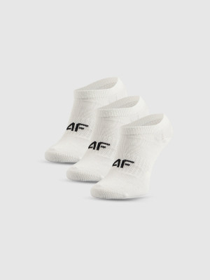 4F Skarpetki krótkie (3-pack) chłopięce - białe