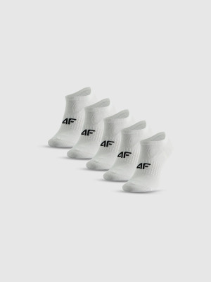 4F Skarpetki krótkie (5-pack) chłopięce - białe