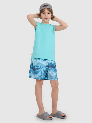 4F Spodenki plażowe boardshorty chłopięce - multikolor