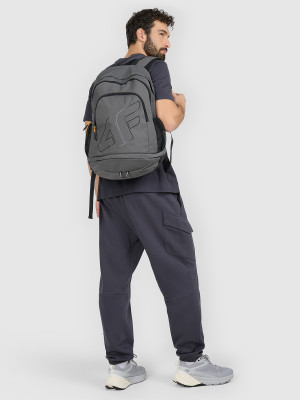 4F Plecak miejski (25 L) z kieszenią na laptop - szary