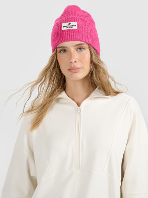 4F Czapka beanie damska - różowa