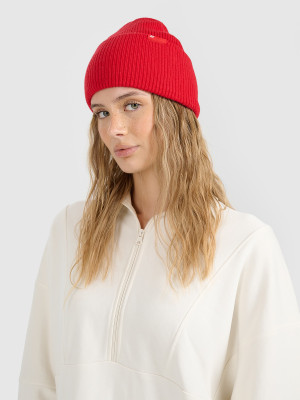 4F Czapka beanie uniseks - czerwona