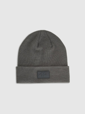 4F Czapka beanie uniseks - szara