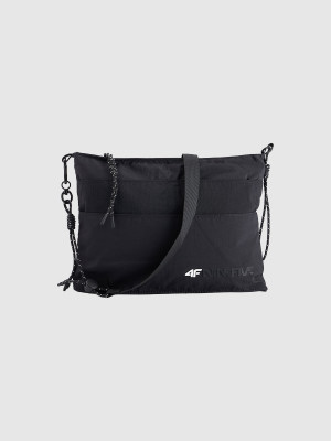 4F Saszetka crossbody uniseks - czarna