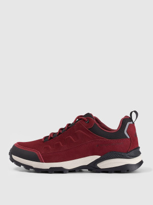 4F Niskie buty trekkingowe damskie - czerwone
