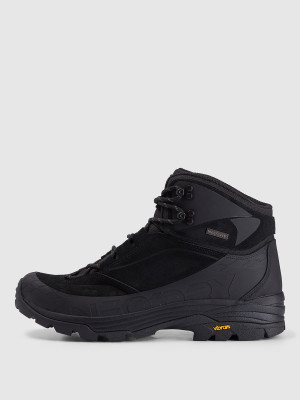 4F Wysokie buty trekkingowe HORIZON z membraną  męskie - czarne